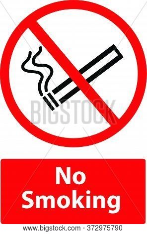 No Smoking Do Not Smoke Sign New Design