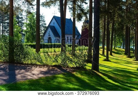Scenes Of The Beautiful Siljan Lake And Its Rural Surrounding On A Sunny Summer Morning.