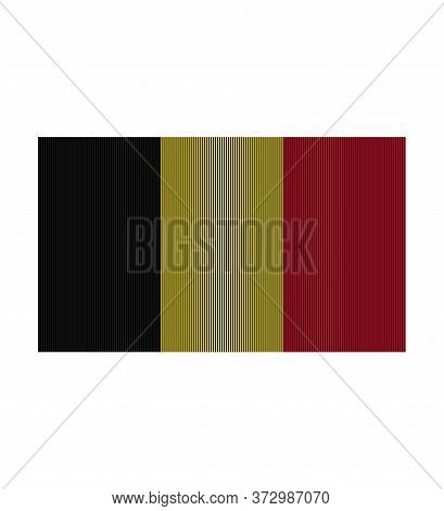 Flag Of Belguim. The National Flag Of Belgium Kingdom .