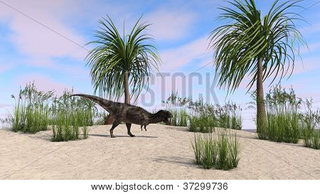 Majungasaurus v oboru