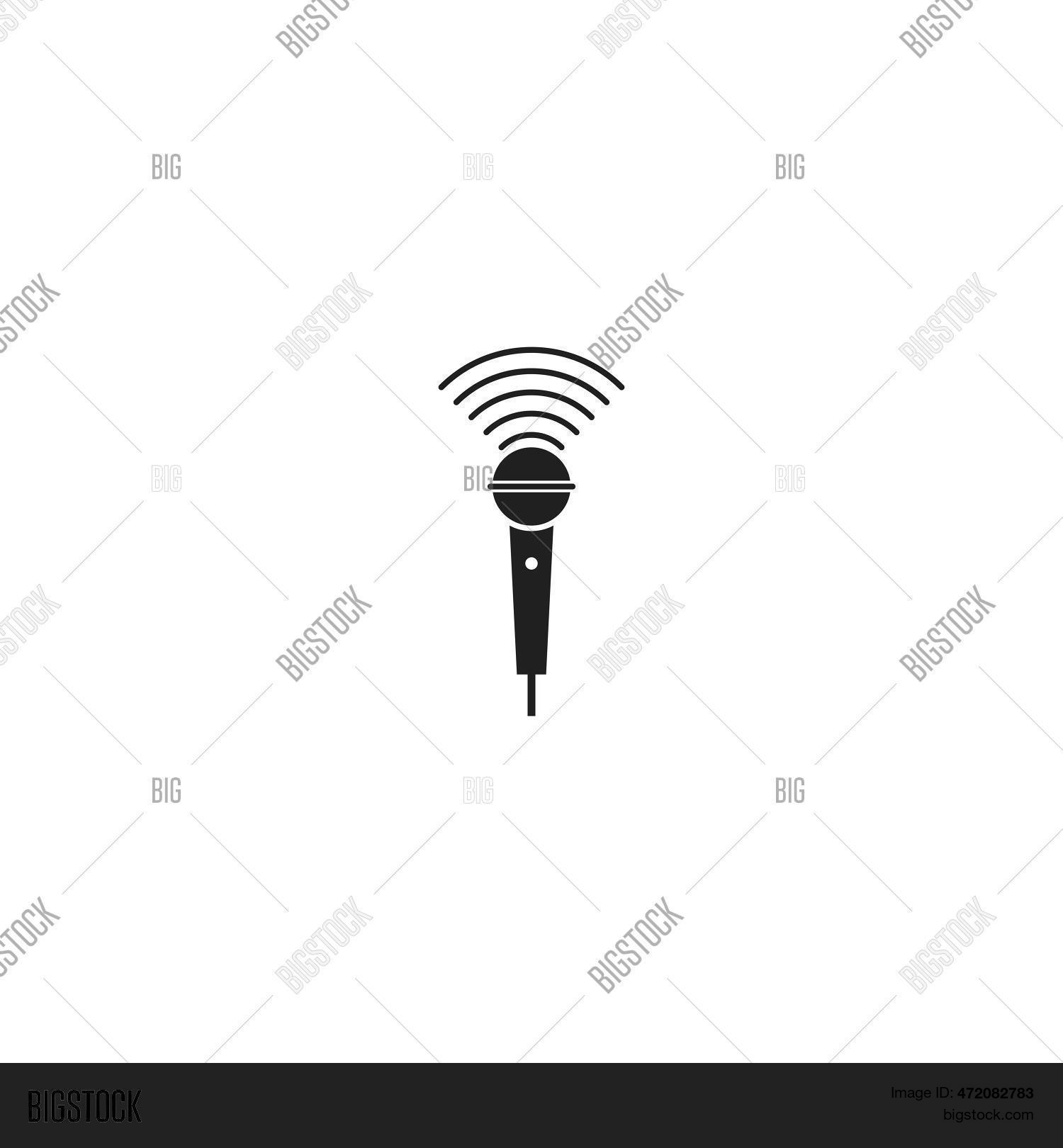Microphone Music Logo Vector & Photo (Free Trial) Bigstock