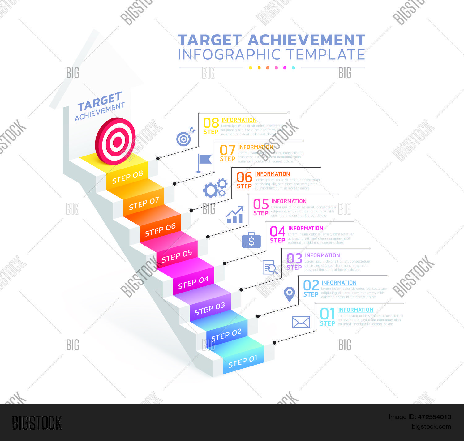 Target Achievement Vector & Photo (Free Trial) Bigstock