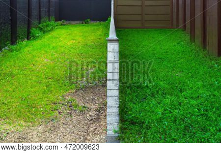 The Grass Is Always Greener In The Neighbors Yard. It Is Always Greener On The Other Side. Folk Wisd