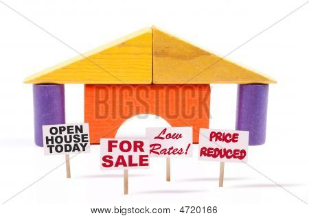 Casa de brinquedo de bloco