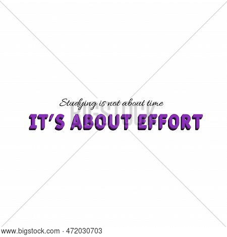 Vector Of Hand Drawn Lettering Phrase And Illustrations. Modern Brush Calligraphy For Blogs And Soci
