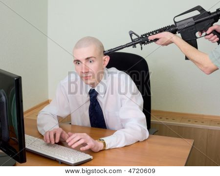 Anholdelsen af Hacker på Office