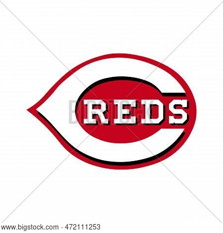 Vinnitsa, Ukraine - December 27, 2022: Mlb 
Cincinnati Reds Sport Baseball Team Logo.