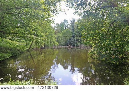 Pond In Golders Hill Park In London