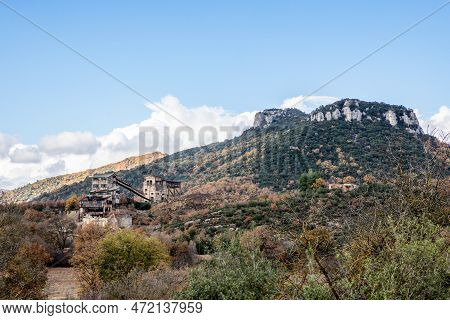Abandoned Zinc Mines Near To Kirki Village North Evros Greece Environmental Effects.