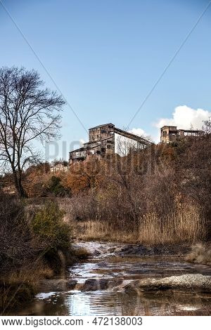 Abandoned Zinc Mines Near To Kirki Village North Evros Greece Environmental Effects.