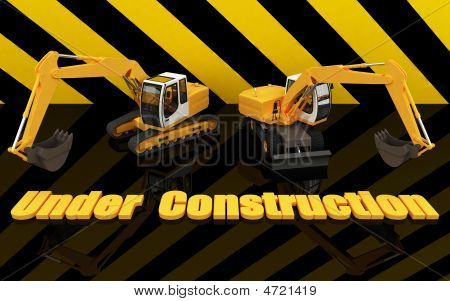 Under Construction 3D Render