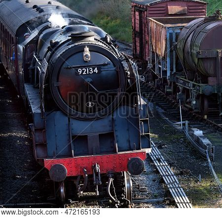 North Yorkshire Moors Railway. Goathland, Yorkshire, Uk, October 2022. Steam Festival Weekend.