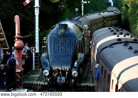 North Yorkshire Moors Railway. Goathland, Yorkshire, Uk, October 2022. Steam Festival Weekend.
