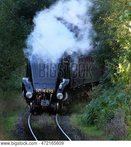 North Yorkshire Moors Railway. Goathland, Yorkshire, Uk, October 2022. Steam Festival Weekend.
