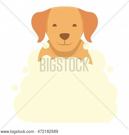 Care Pet Wash Icon Cartoon Vector. Dog Spa. Soap Salon