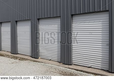 Self Storage And Mini Storage Garage Units. Personal Warehouse Lockers Provide Safe And Secure Stora