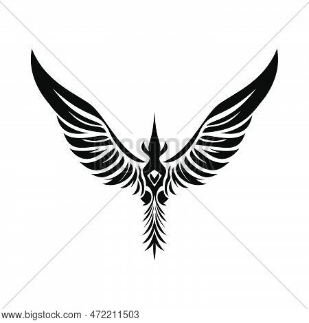 Tribal Tattoo Element. Very Crisp And Smooth Lines. Vector Illustration.