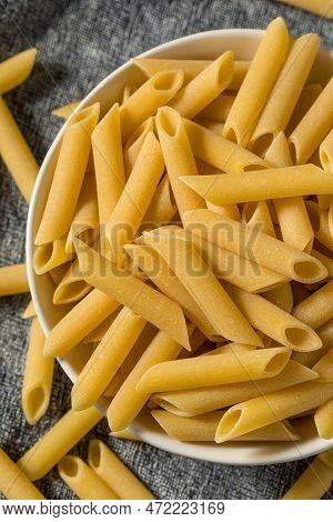 Raw Dry Mostaccioli Penne Lisce Pasta