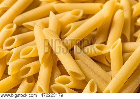 Raw Dry Mostaccioli Penne Lisce Pasta