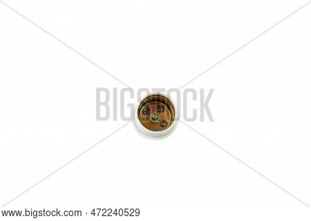 Lamp Holder On A White Isolated Background
