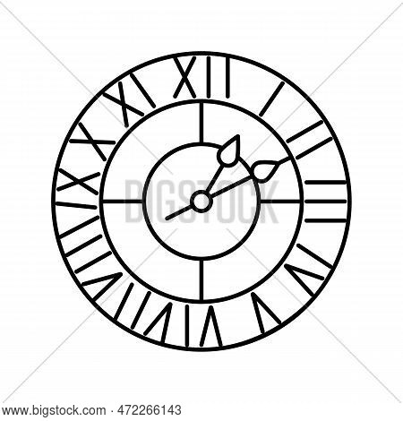 Hammock Chair Living Room Line Icon Vector. Hammock Chair Living Room Sign. Isolated Contour Symbol 