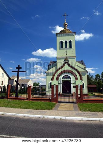 Orthodox Church Dedicated To St. Michael The Archangel In Koden On The Bug River