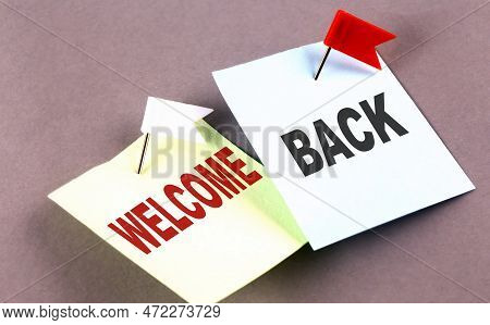 Welcome Back Text On Image & Photo (Free Trial) | Bigstock