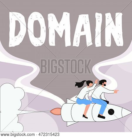 Conceptual Display Domain. Business Overview Distinct Subset Of Internet With Addresses Sharing Comm