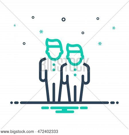 Mix Icon For Brother Buddy Friend Fellow Chum Comrade Relation Trust Together Relative Twins Colleag