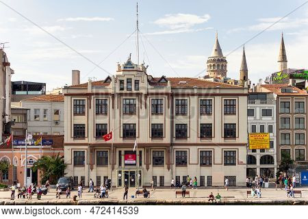 Istanbul, Turkey - September 1, 2022: Building Of Istanbul Regional Port Authority, Or Istanbul Bolg