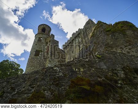 Exterior Of The Popular Ancient And Medieval Blarney Castle