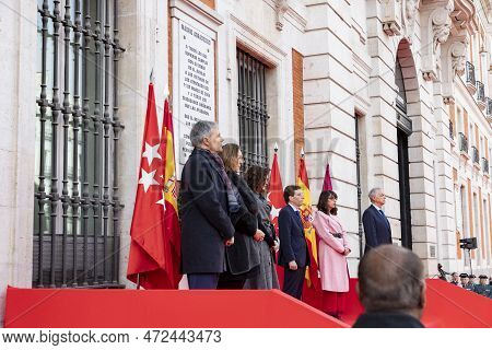 11 M. Attempt. 11-m Madrid Bombings. Commemorative Act Of The Community Of Madrid In The Puerta Del 
