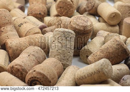 Wine Corks With Corks From Red Wine Bottles And Corks From White Wine Bottles Among Other Wine Corks