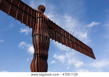 Angel Of The North On The Grass