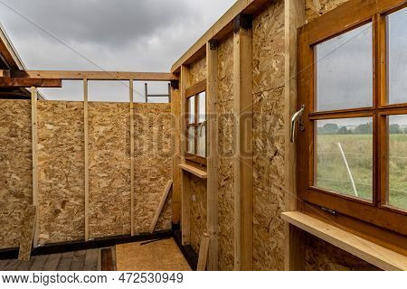 Construction Of A Wooden Garden House