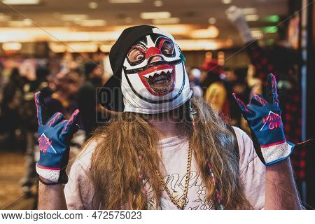 Livonia, Michigan -usa- March 05, 2023: Astronomicon 6 Convention At The Burton Manor
