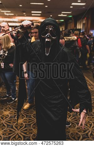 Livonia, Michigan -usa- March 05, 2023: Astronomicon 6 Convention At The Burton Manor