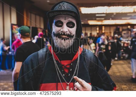 Livonia, Michigan -usa- March 05, 2023: Astronomicon 6 Convention At The Burton Manor
