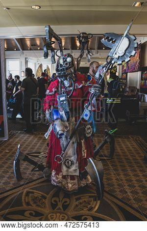 Livonia, Michigan -usa- March 05, 2023: Astronomicon 6 Convention At The Burton Manor