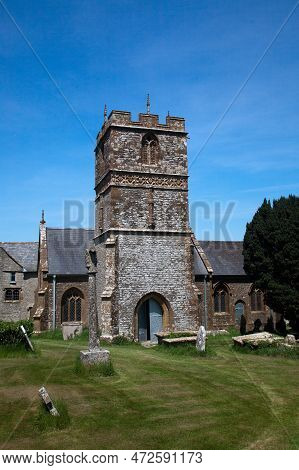 The Attractive Stonework Church Of Melbury Bubb In Dorset