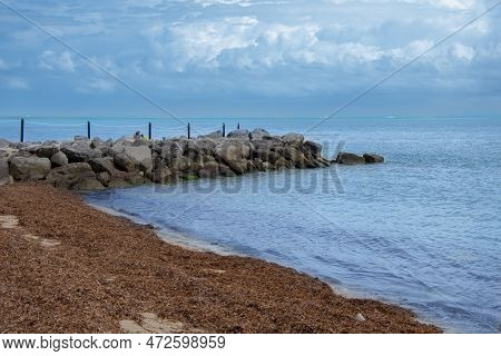 View Of Part Of Key Biscane Bay Near Miami Florida