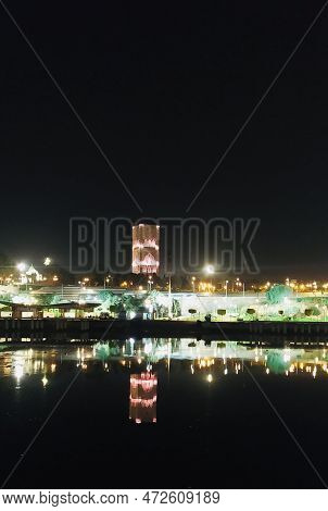 Great Wiew With The Hassan Mosque In Rabat