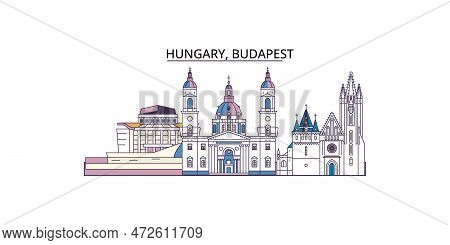 Bulgaria, Varna Tourism Landmarks, Vector City Travel Illustration