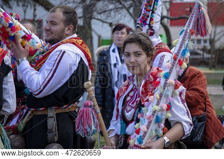 Masquerade Festival In Elin Pelin, Bulgaria. Culture, Indigenous