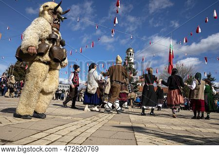 Masquerade Festival In Elin Pelin, Bulgaria. Culture, Indigenous