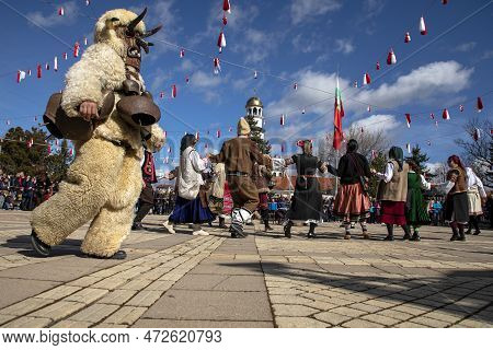 Masquerade Festival In Elin Pelin, Bulgaria. Culture, Indigenous