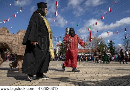 Masquerade Festival In Elin Pelin, Bulgaria. Culture, Indigenous