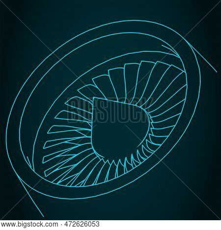 Jet Engine Closeup