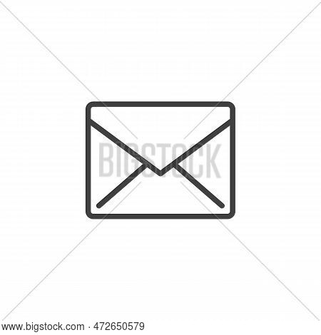 Email Message Line Icon. Linear Style Sign For Mobile Concept And Web Design. Envelope Mail Outline 