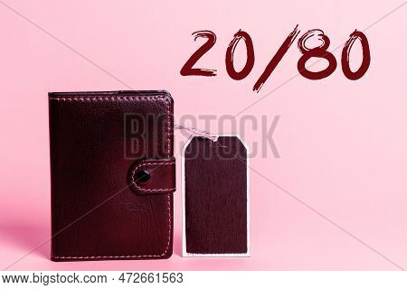 Inspiration Showing Sign 80 To 20. Pareto Principle Of Factor Sparsity Statistical Distribution Of D